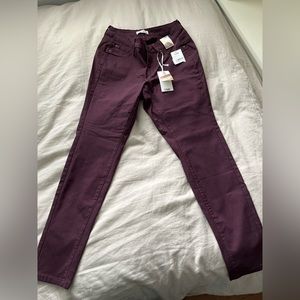 YMI plum colored jeans. 1x
